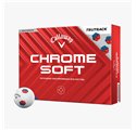 Piłki golfowe Callaway Chrome Soft Trutrack • Białe 