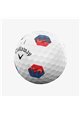 Piłki golfowe Callaway Chrome Soft Trutrack • Białe 