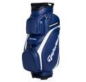 TaylorMade Deluxe Cart Bag niebiesko-biała