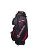 TaylorMade Deluxe Cart Bag czarno-czerwona