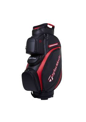 TaylorMade Deluxe Cart Bag czarno-czerwona
