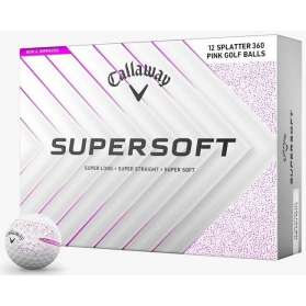 Piłki golfowe Callaway Supersoft • 12 Splattrt 360 PINK • 2025