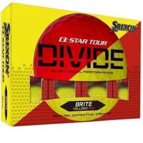 Piłki golfowe Srixon Q-Star Tour Divide • Czerwone 2024