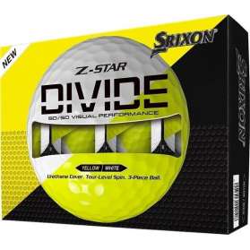 Piłki golfowe Srixon Z-Star Divide • Yellow White • 2025