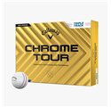 Piłki golfowe Callway Chrome Tour Triple Track • Białe