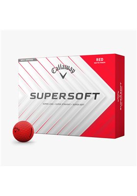 Piłki golfowe Callaway Supersoft • Czerwony Mat 2025