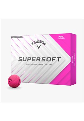 Piłki golfowe Callaway Supersoft • Różowy Mat 2025