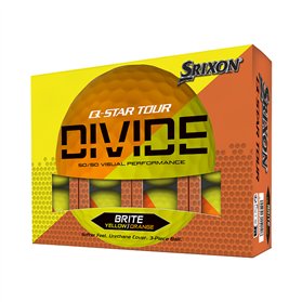 Piłki golfowe Srixon Q-Star Tour Divide • Pomarańczowe