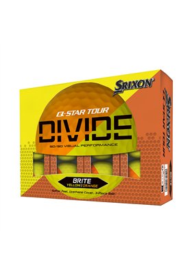 Piłki golfowe Srixon Q-Star Tour Divide • Pomarańczowe