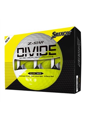 Piłki golfowe Srixon Z-Star Divide •Żółto białe 2025