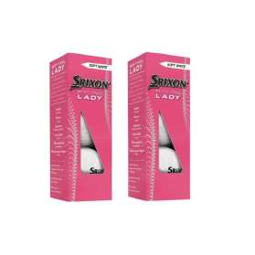 Piłki golfowe Srixon SOFT FEEL Lady White - pół tuzina