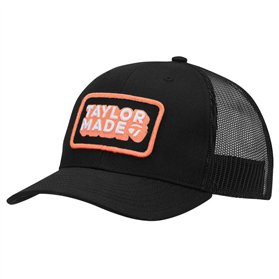Taylormade Ventura Retro Truker Cap • Czarno koralowa