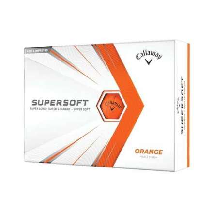 Piłki golfowe Callaway Supersoft • Pomarańczowy Mat  Piłki golfowe Callaway Supersoft • Pomarańczowy Mat
