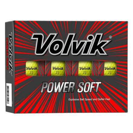 Piłki Volvik Power SOFT ● Żółte ● Tuzin
