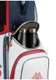 Torba golfowa BIG MAX Dri Lite Feather 2 • Steel Blue-Red-White