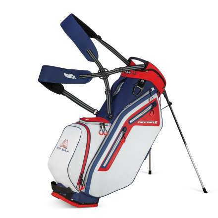 Torba golfowa BIG MAX Dri Lite Feather 2 • Steel Blue-Red-White