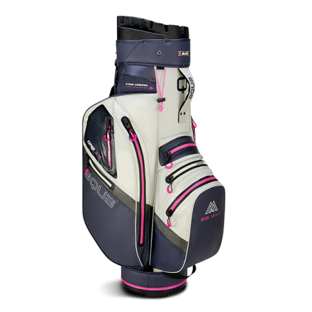 Torba golfowa BIG MAX Dri Lite SILENCIO 4 • Steel blue-off white-fuchsia