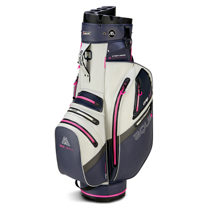 Torba golfowa BIG MAX Dri Lite SILENCIO 4 • Steel blue-off white-fuchsia