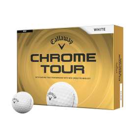Piłki golfowe Callaway Chrome Tour • Białe (2026)
