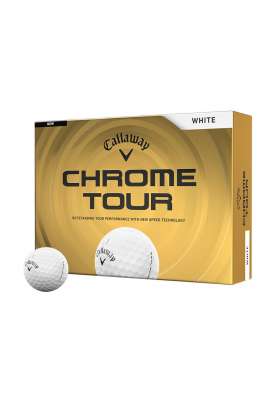 Piłki golfwe Callaway Chrome Tour • Białe (2026)