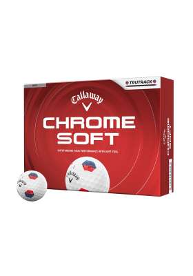 Piłki golfowe Callaway Chrome Soft Trutrack • Białe (2026)