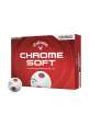 Piłki golfowe Callaway Chrome Soft Trutrack • Białe (2026)