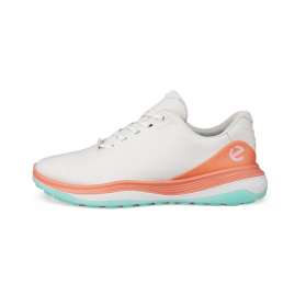 Damskie buty golfowe ECCO GOLF LT1 • White Burnt coral