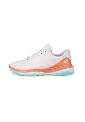 Damskie buty golfowe ECCO GOLF LT1 white/burnt coral