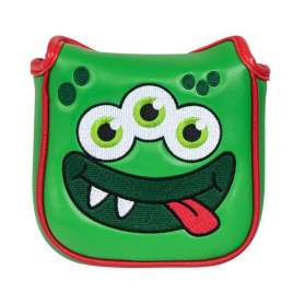 Pokrowiec na główkę kija golfowego Double Eye Monster Mallet Headcover • Zielony