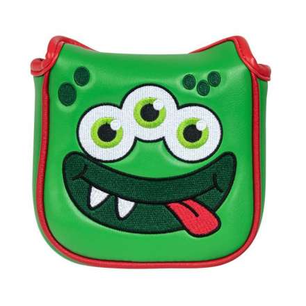Pokrowiec na główkę kija golfowego Double Eye Monster Mallet Headcover • Zielony