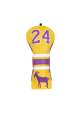 Pokrowiec na główkę kija golfowego Kobe Bryant Goat Driver Headcover • Żółty Fioletowy