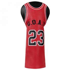 Pokrowiec na główkę kija golfowego Michael Jordan Goat Fairway Wood Headcover • Czerwony Czarny