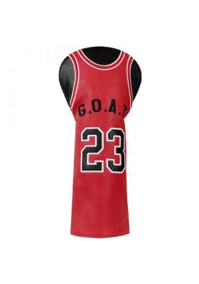 Pokrowiec na główkę kija golfowego Michael Jordan Goat Fairway Wood Headcover • Czerwony Czarny