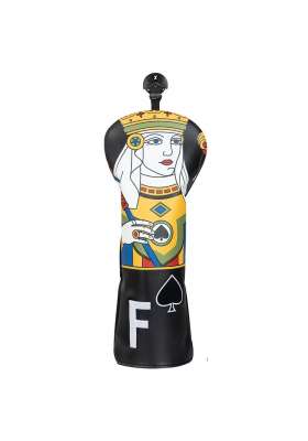 Pokrowiec na główkę kija golfowego Poker Queen Fairway Wood Headcover • Czarny