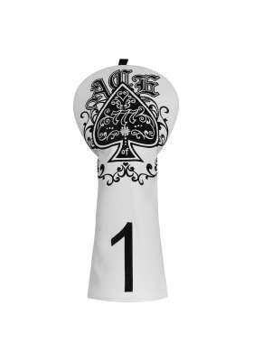 Pokrowiec na główkę kija golfowego White Ace Driver Headcover • Biały