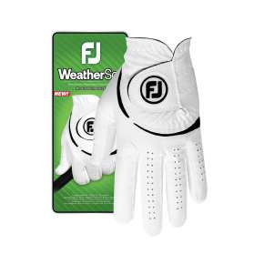Męska rękawiczka golfowa FootJoy WEATHERSOF • Biało-czarna