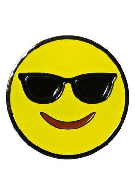 Ball marker Navika • Smiling Face With Sunglasses