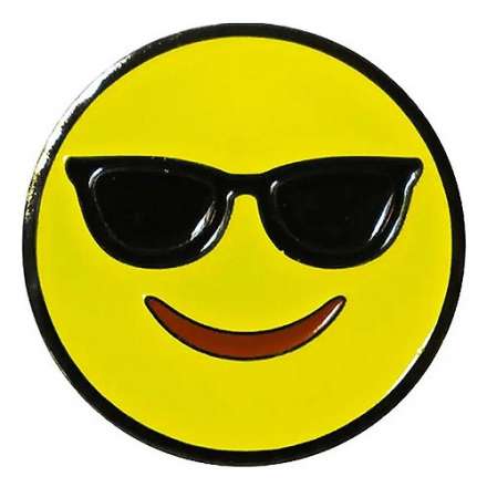 Ball marker Navika • Smiling Face With Sunglasses