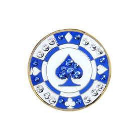 Ball Marker Navika • Poker Chip Blue