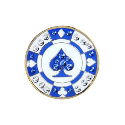 Ball Marker Navika • Poker Chip Blue