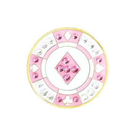 Ball marker Navika ● Poker Chip Pink