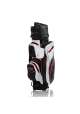 Torba Golfowa JuCad Manager Dry Cartbag • Czarno Biało Czerwona