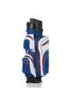 Torba golfowa JuCad Bag Manager Dry • Biało Niebiesko Czerwona
