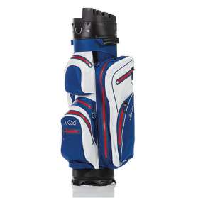 Torba golfowa JuCad Bag Manager Dry • Biało Niebiesko Czerwona