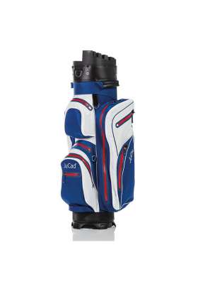 Torba golfowa JuCad Bag Manager Dry • Biało Niebiesko Czerwona