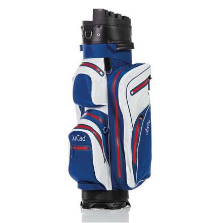 Torba golfowa JuCad Bag Manager Dry • Biało Niebiesko Czerwona