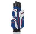 Torba golfowa JuCad Bag Manager Dry • Biało Niebiesko Czerwona