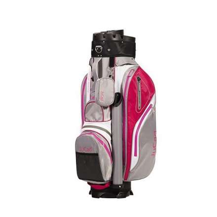 Torba Golfowa JuCad Manager Waterstop Cartbag • Szaro Biało Różowa