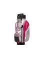 Torba Golfowa JuCad Manager Waterstop Cartbag • Szaro Biało Różowa