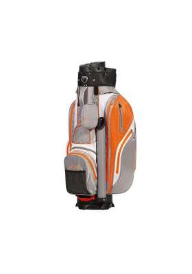 Torba Golfowa JuCad Manager Waterstop Cartbag • Szaro Biało Pomarańczowy